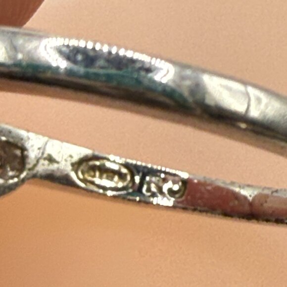 Sapphire Ring Avon RJ Graziano, Silver, Tested Stones, Pink & Clear - Picture 9 of 13